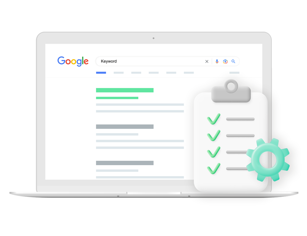 Screenshot des Tools mit Suchvolumen und Wettbewerb